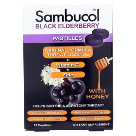 Sambucol - Pastilles - Black Elderberry - 20 Ct