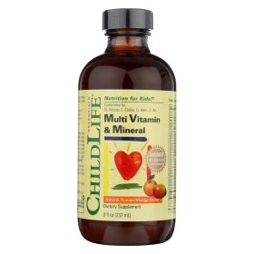 Childlife Multi Vitamin And Mineral Natural Orange Mango - 8 Fl Oz