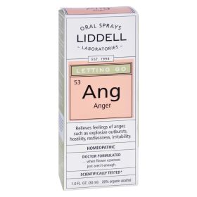 Liddell Homeopathic Letting Go Ang Anger Spray - 1 Fl Oz