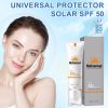 Sunscreen for Face, Universal Protector Solar SPF 50, Protector Solar Con Color, Hydrating Sun Essence Face Sunscreen