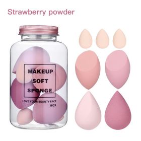 7Pcs Makeup Sponge Set Face Beauty Cosmetic Powder Puff for Foundation Cream Concealer Make Up Blender Tools Sponge –∫–æ—Å–º–µ—Ç–∏–∫–∞ (Color: Strawberry powder)